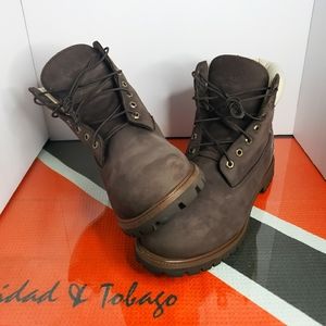 Mens Timberland 6-inch boots Dark Brown